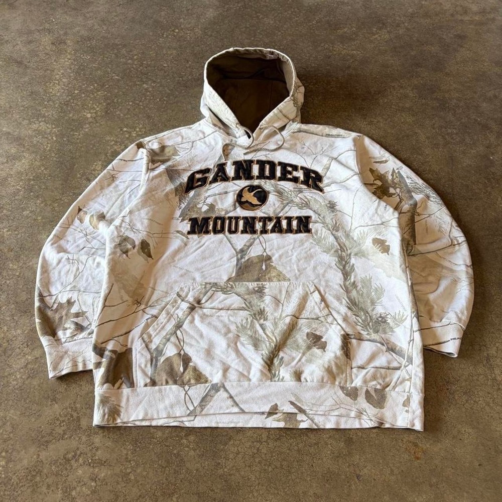 2000s gander mountain camo hoodie